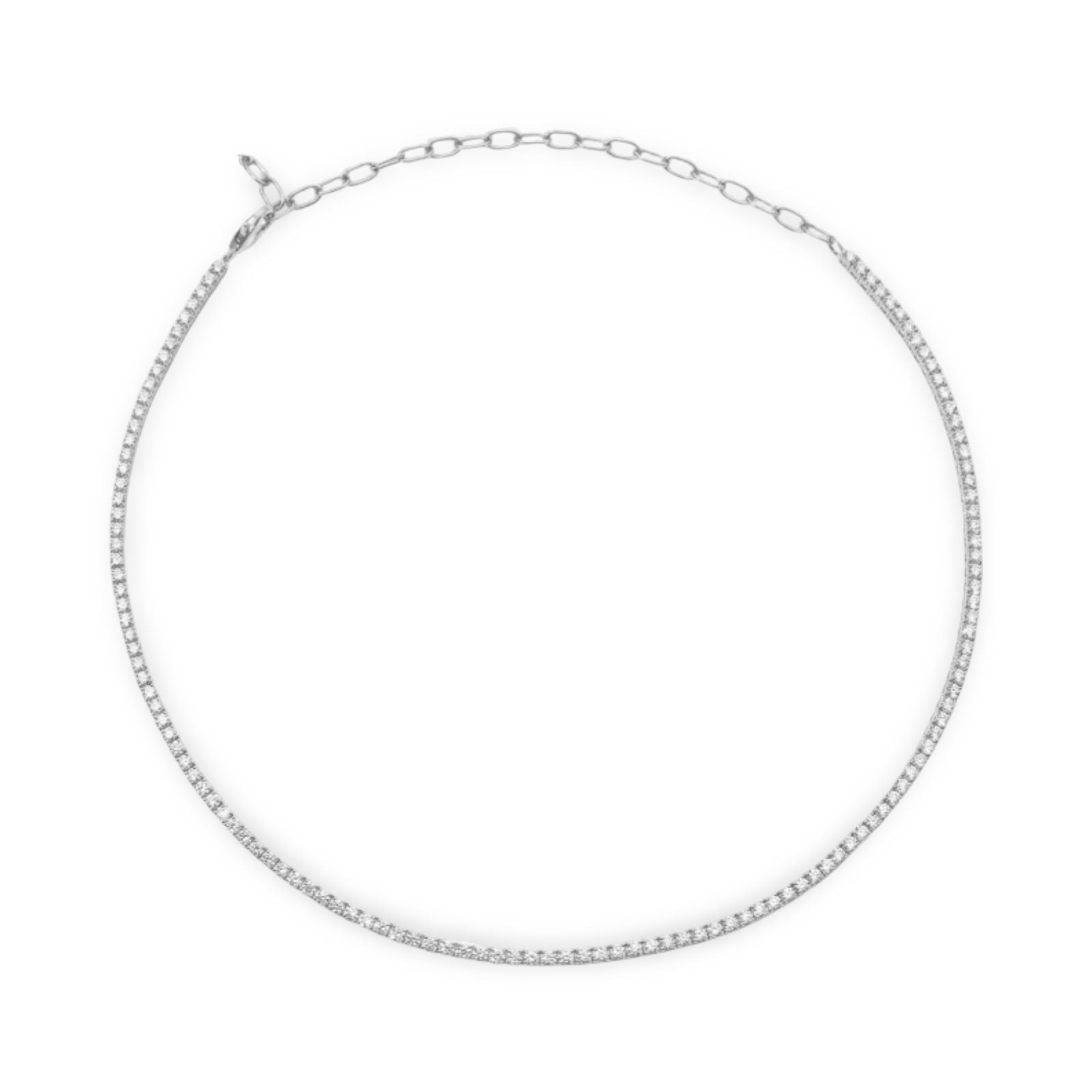 Juno Mini Choker Necklace – Purple Amethyst