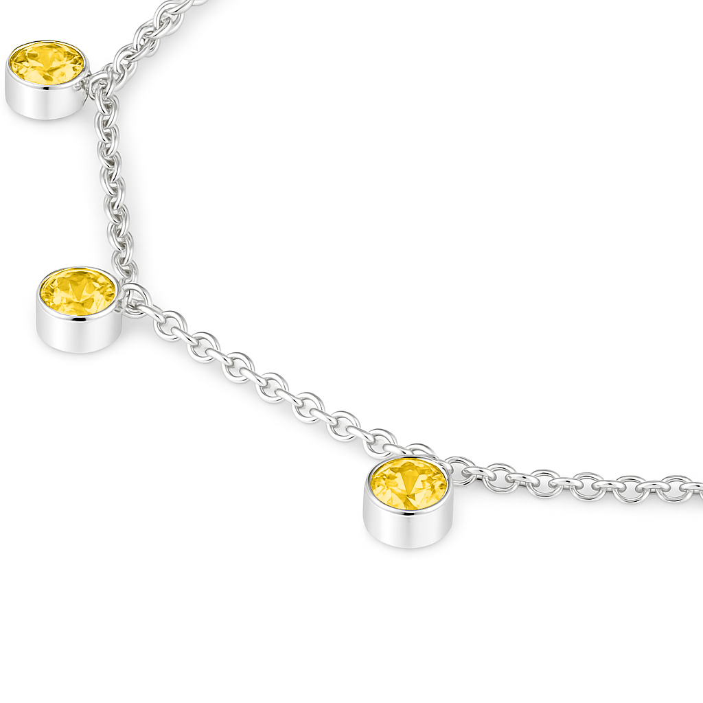 Forma Harmony Necklace – Yellow Sapphire