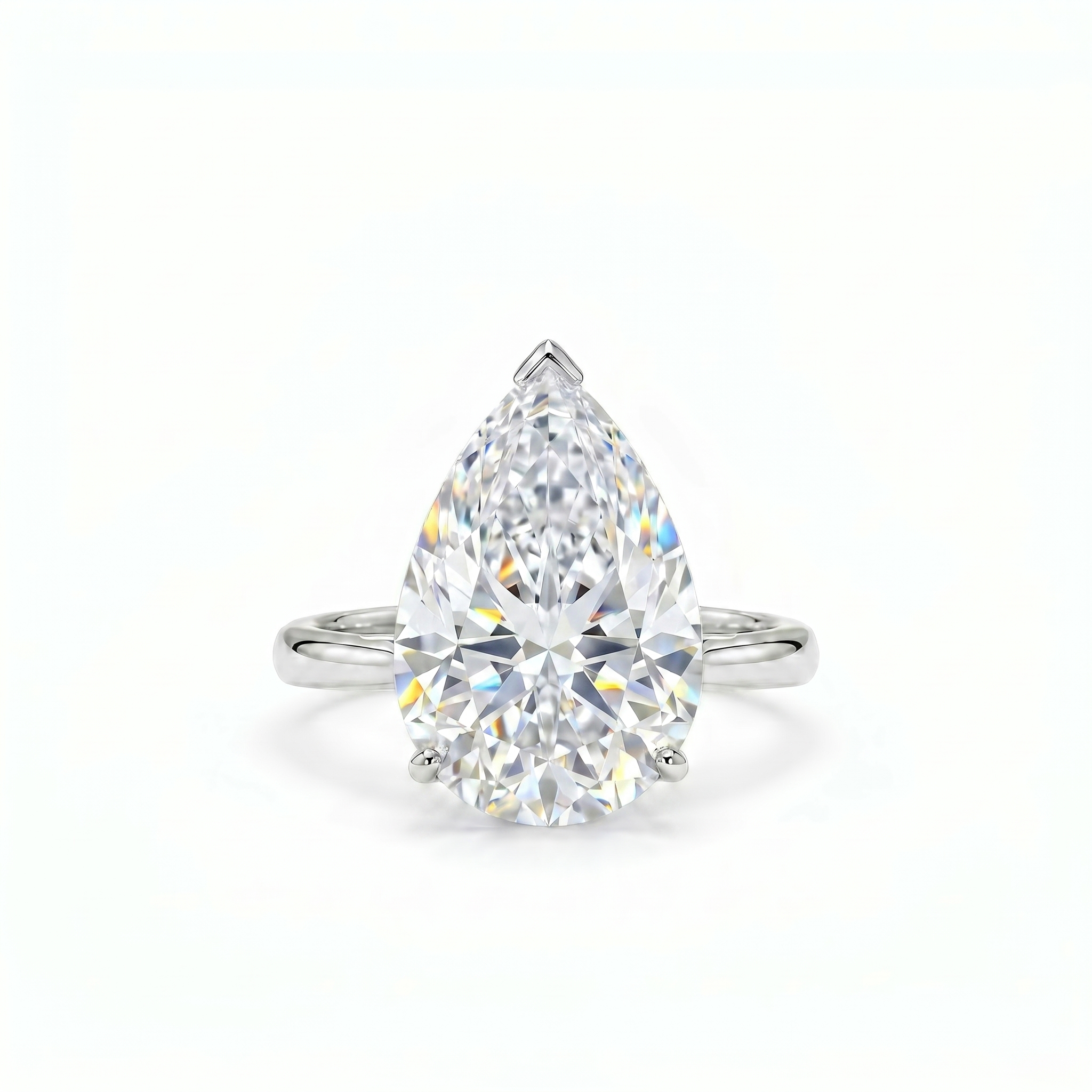 Nova Bold Solitaire Ring – White Diamond