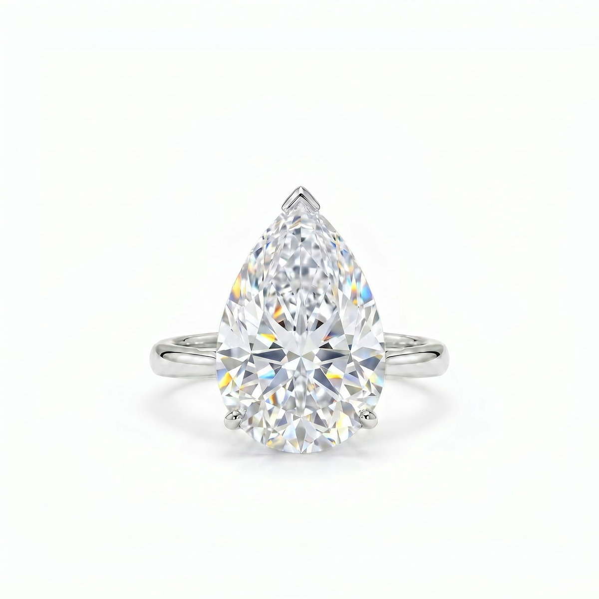 Nova Bold Solitaire Ring – White Diamond