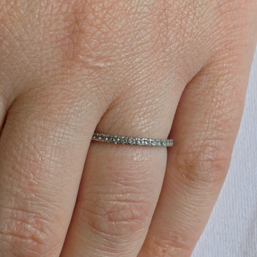 Linea Mini Ring – Light Blue Aquamarine