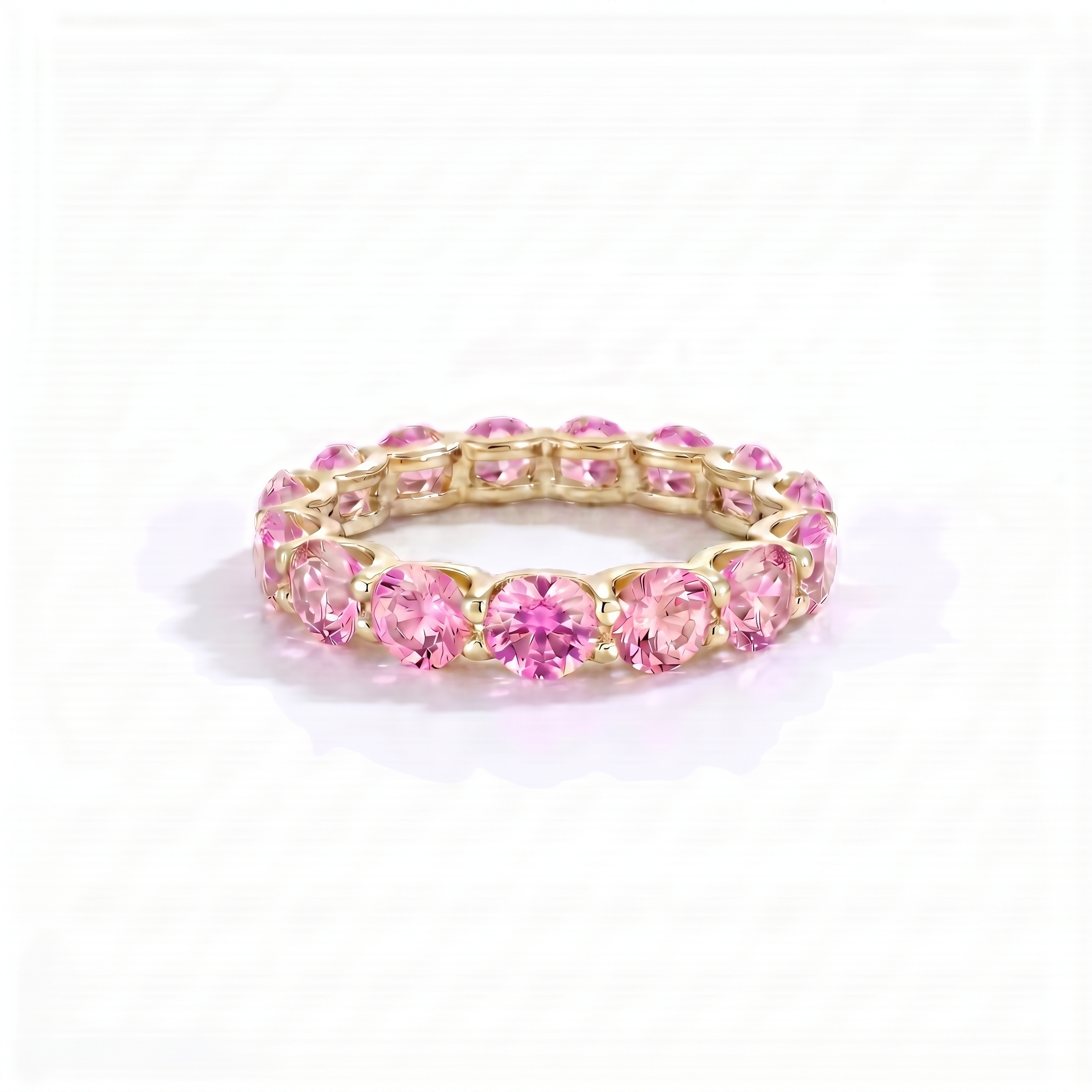 Linea Maxi Ring – Light Pink Sapphire