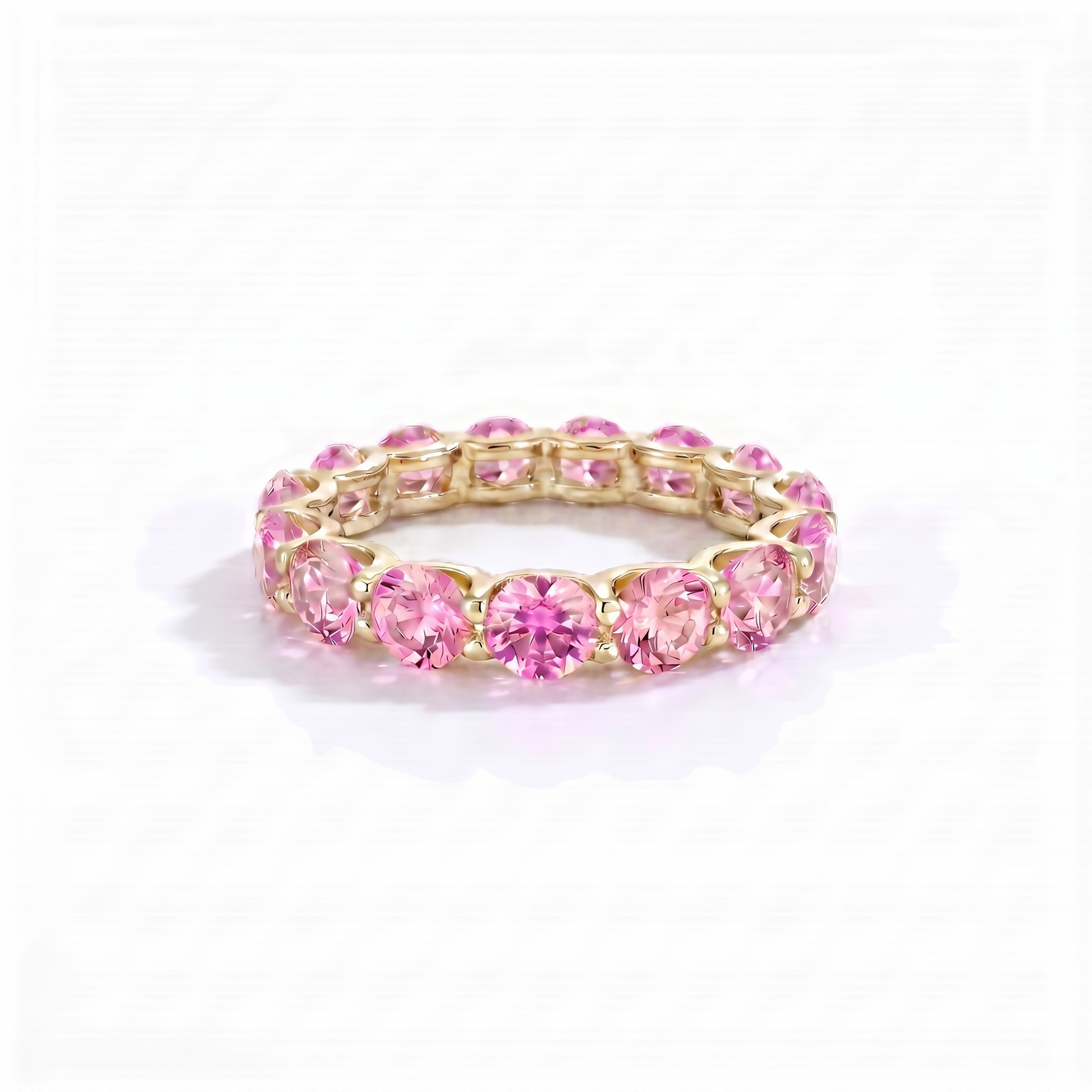 Linea Maxi Ring – Light Pink Sapphire