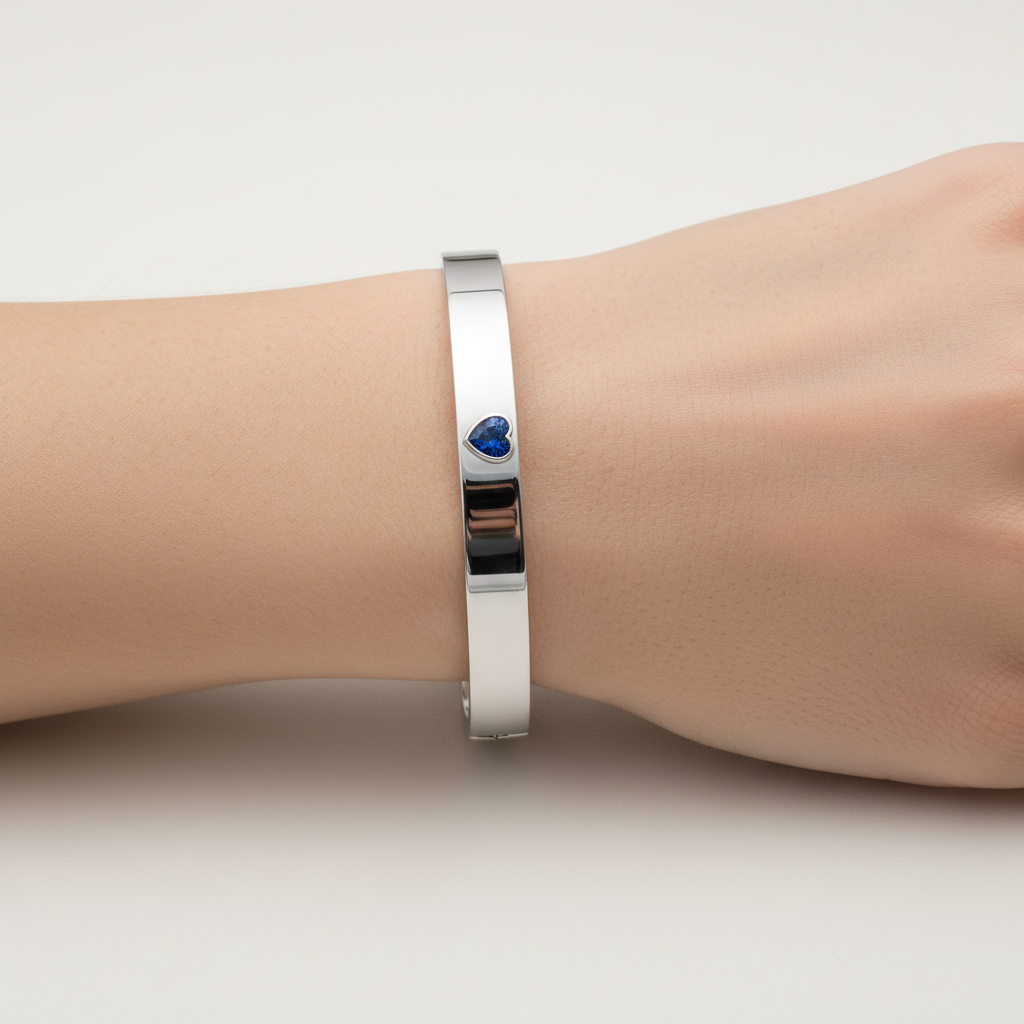 Amore Uno Elemental Bangle – Blue Sapphire