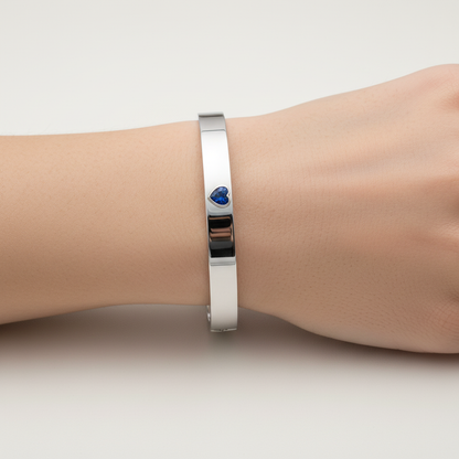 Amore Uno Elemental Bangle – Blue Sapphire