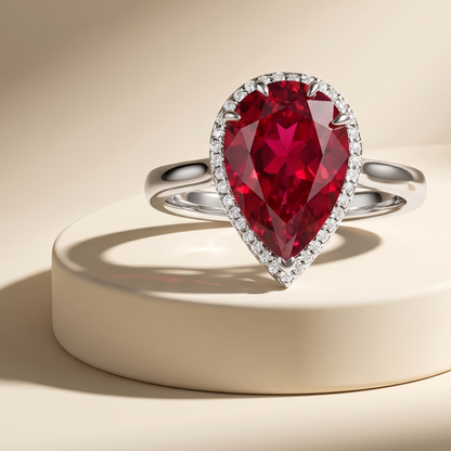 Nova Principessa Ring – Red Ruby