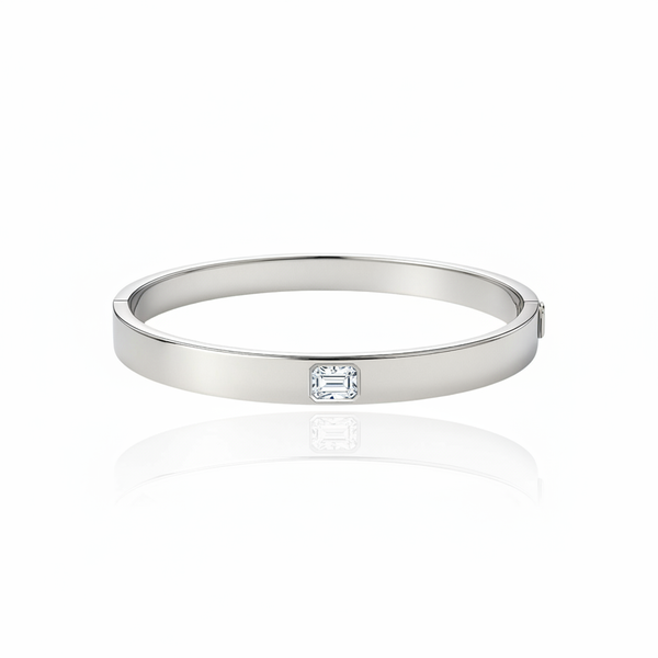 Nexus Uno Elemental Bangle – White Diamond
