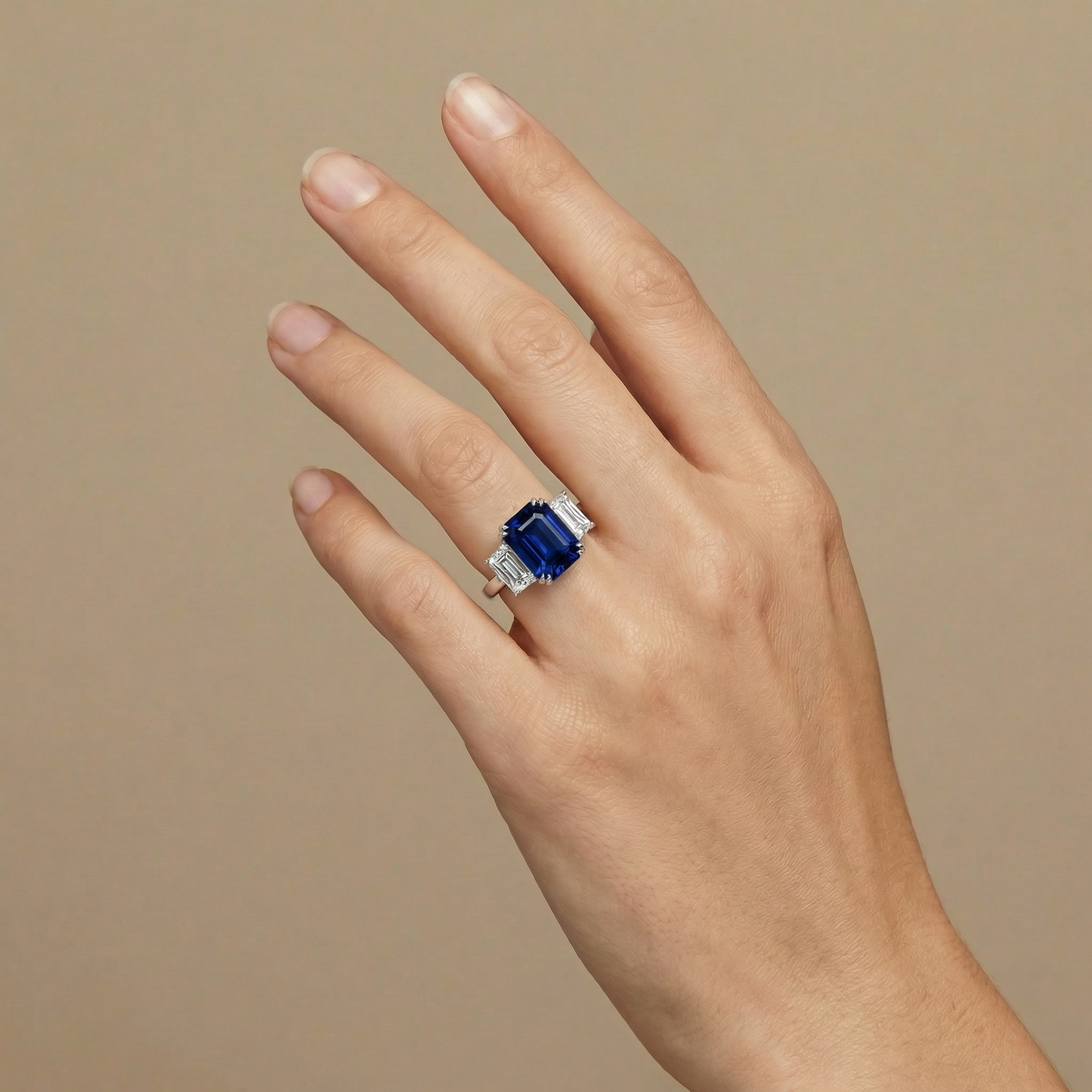Nexus Trilogy Ring – Blue Sapphire