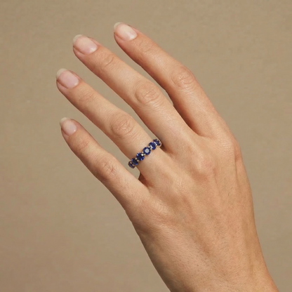 Linea Maxi Ring – Blue Sapphire