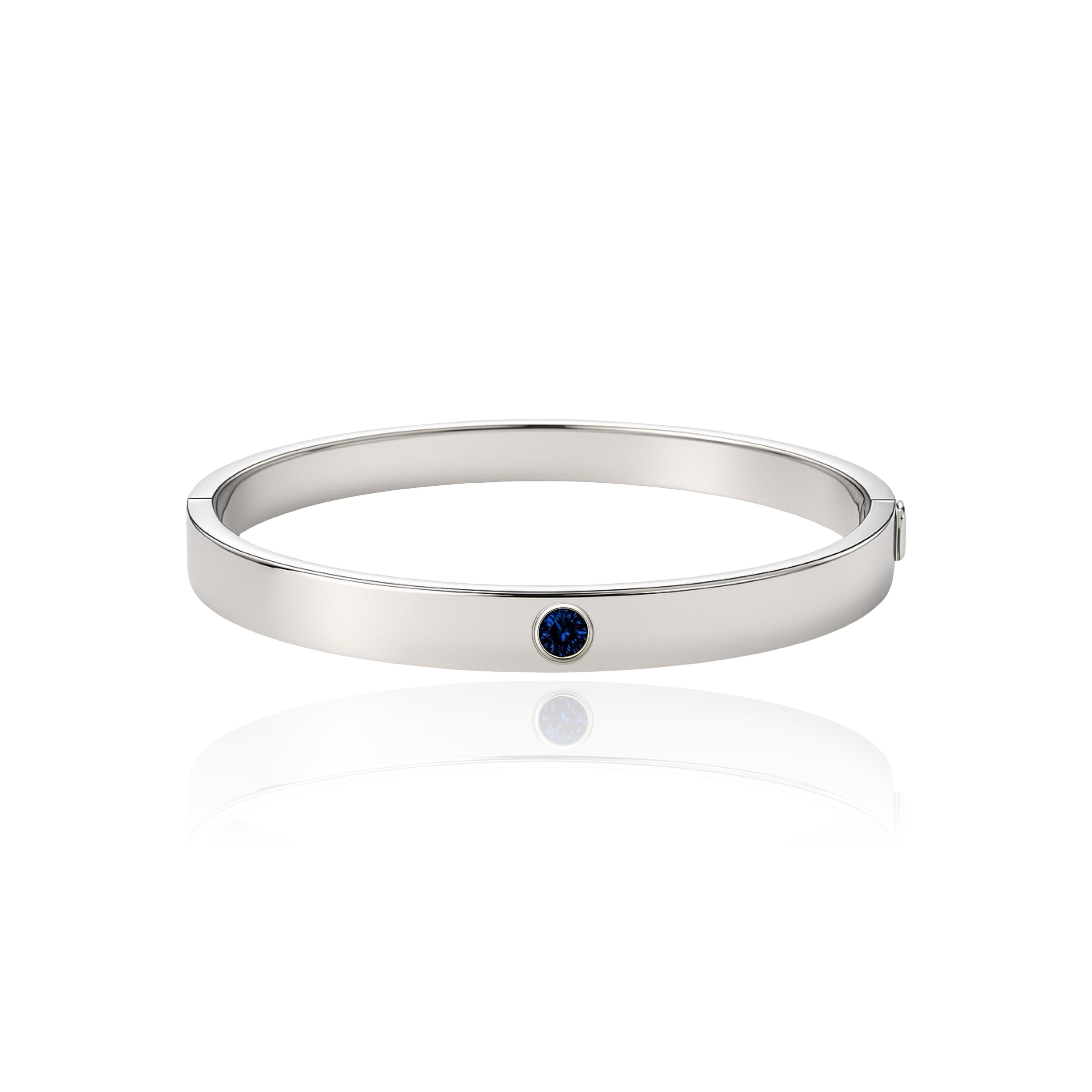 Forma Uno Elemental Bangle – Blue Sapphire