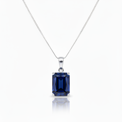Nexus Statement Pendant – Blue Sapphire