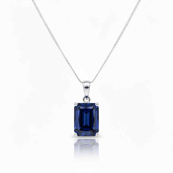 Nexus Statement Pendant – Blue Sapphire