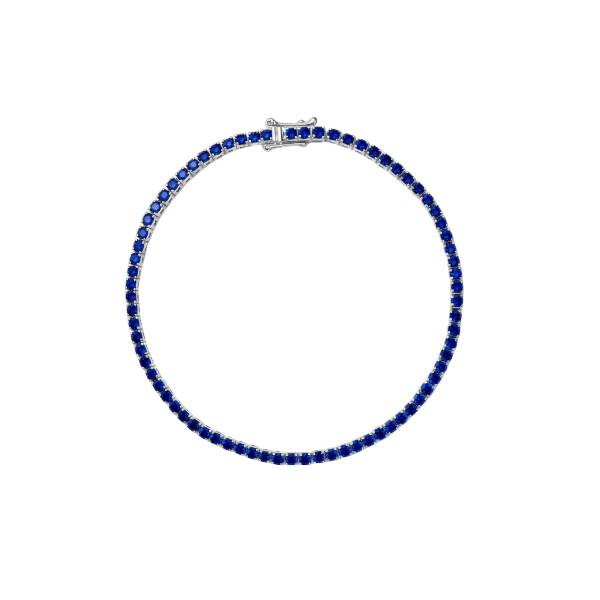 Juno Mini Tennis Bracelet – Blue Sapphire