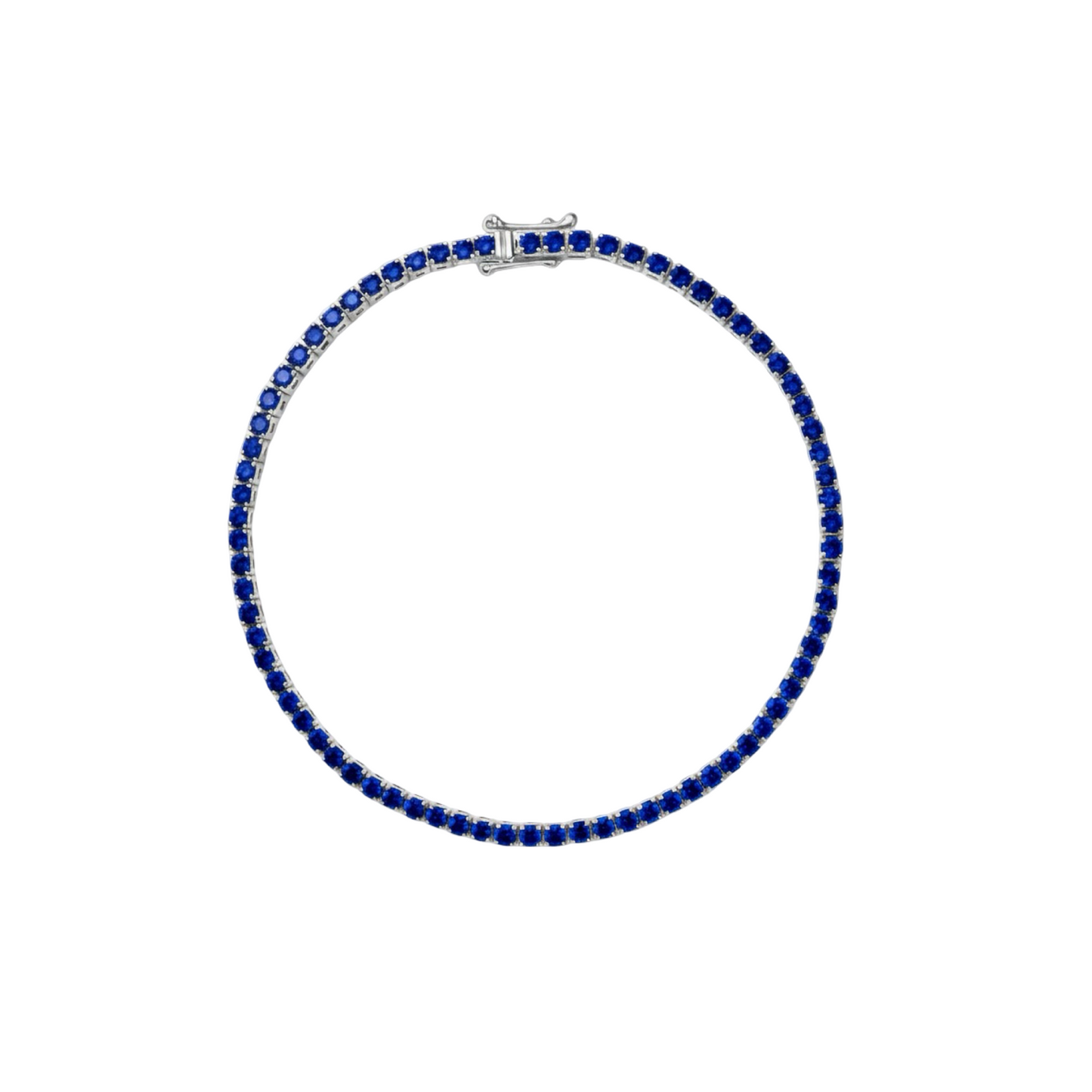 Juno Mini Tennis Bracelet – Blue Sapphire