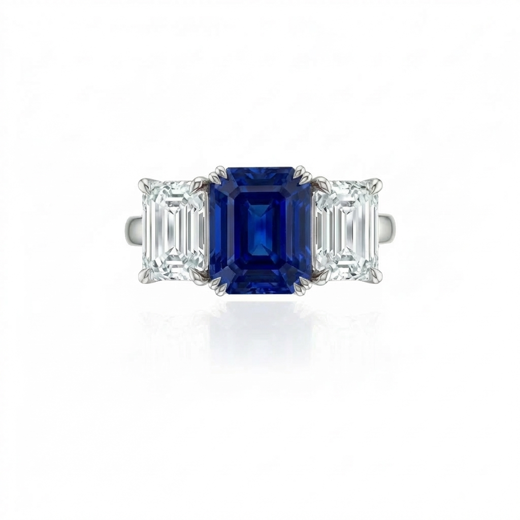 Nexus Trilogy Ring – Blue Sapphire