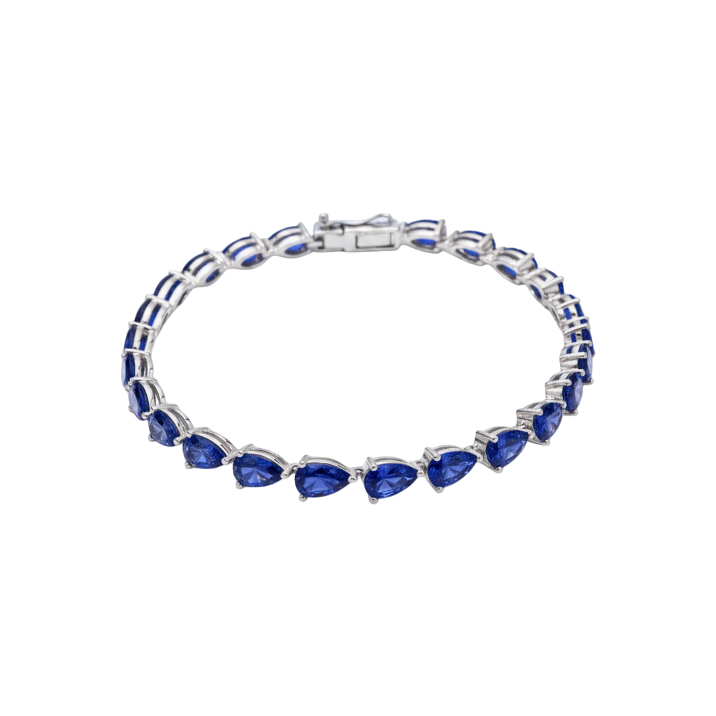 Nova Tennis Bracelet – Blue Sapphire