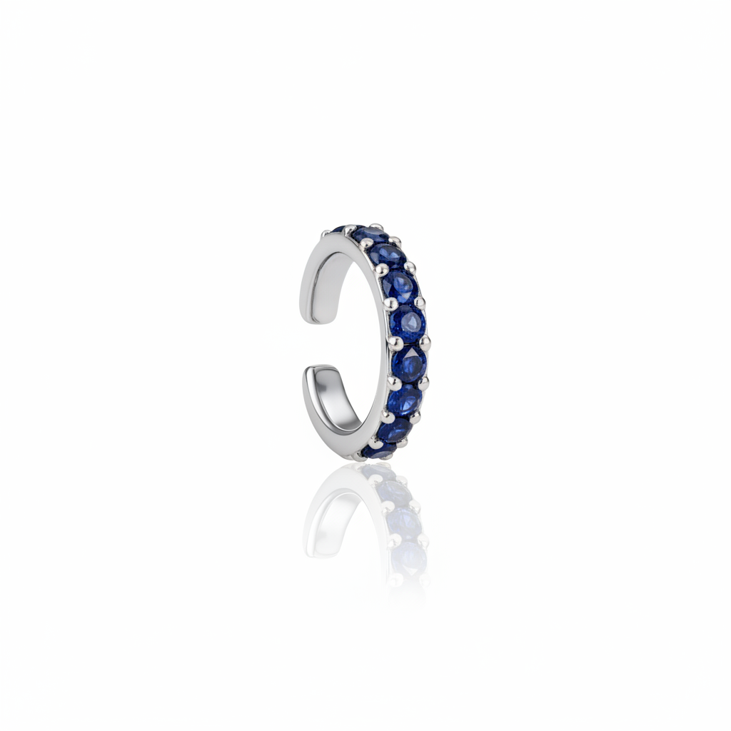 Linea Grande Ear Cuff – Blue Sapphire