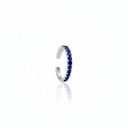 Linea Midi Ear Cuff – Blue Sapphire
