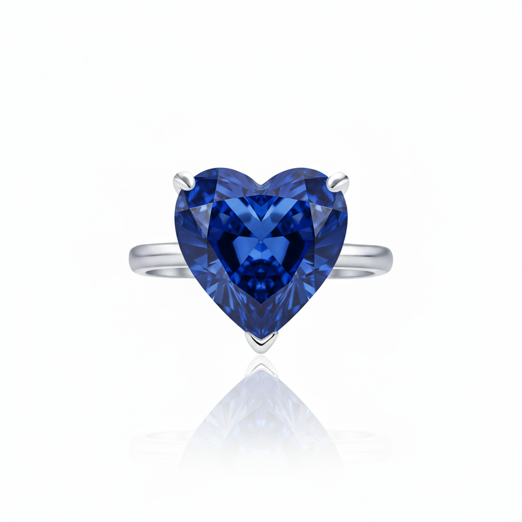 Amore Bold Solitaire Ring – Blue Sapphire
