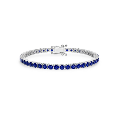 Juno Grande Tennis Bracelet – Blue Sapphire