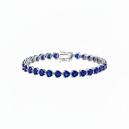 Amore Tennis Bracelet – Blue Sapphire