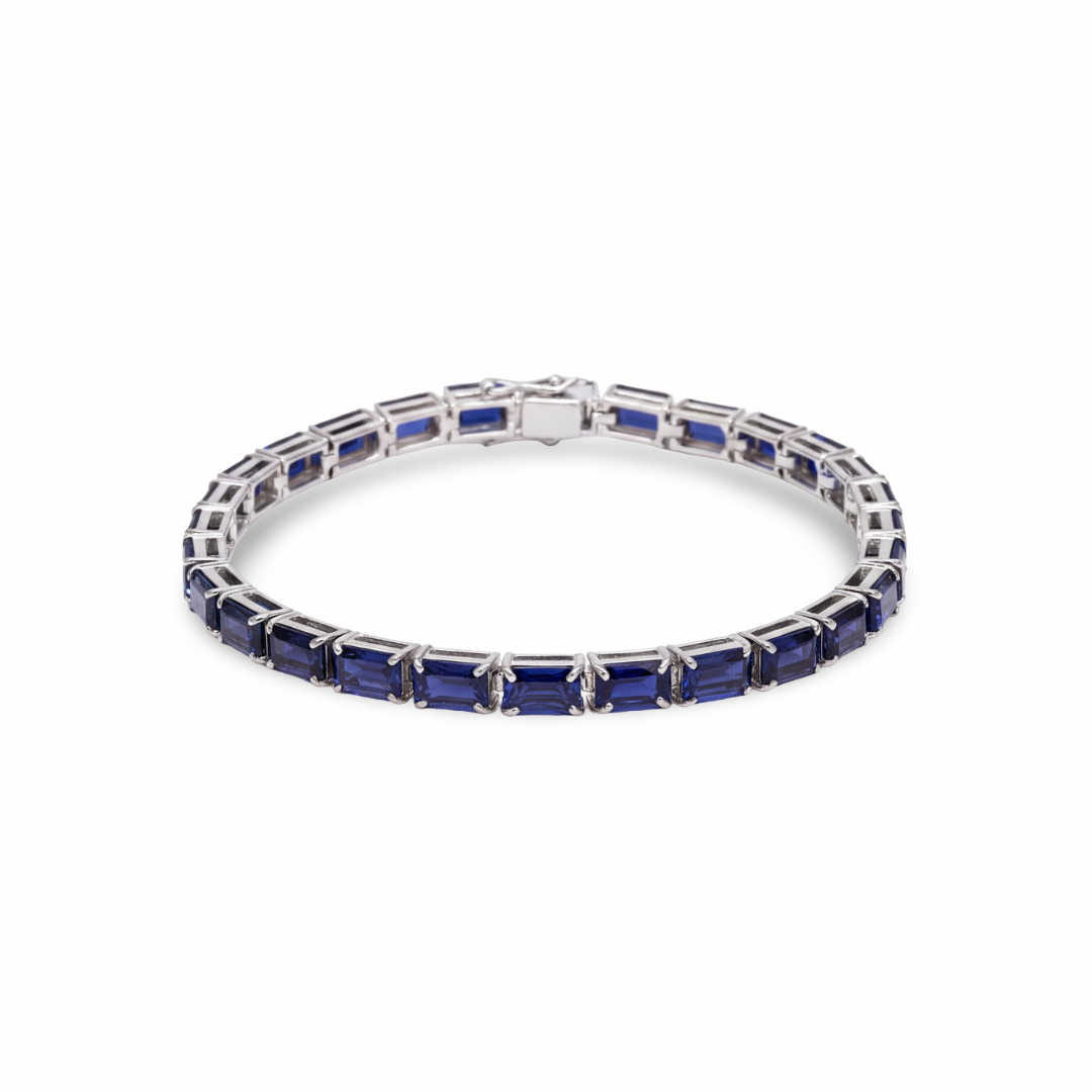Nexus Tennis Bracelet – Blue Sapphire