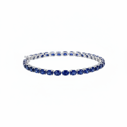 Velara Tennis Bracelet – Blue Sapphire