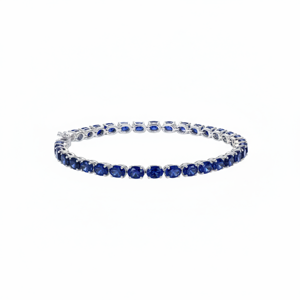 Velara Tennis Bracelet – Blue Sapphire