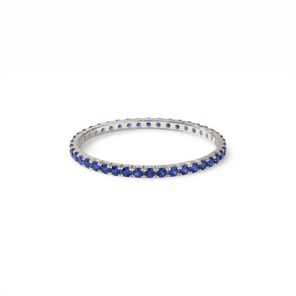 Linea Mini Ring – Blue Sapphire
