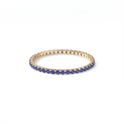 Linea Mini Ring – Blue Sapphire