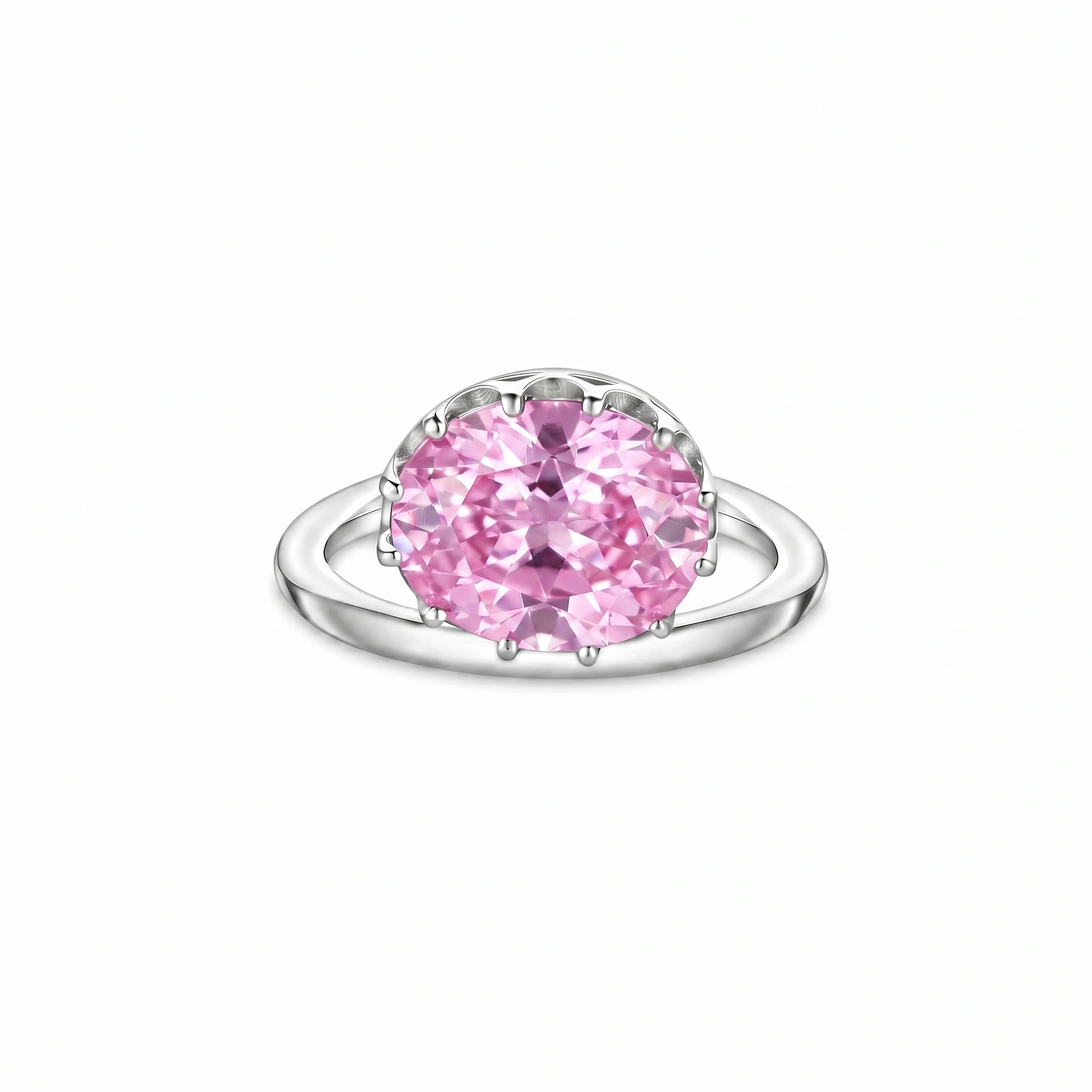 Velara Satellite Ring – Light Pink Sapphire