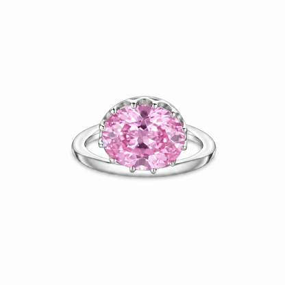 Velara Satellite Ring – Light Pink Sapphire
