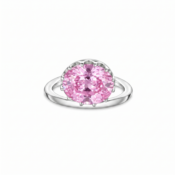 Velara Satellite Ring – Light Pink Sapphire