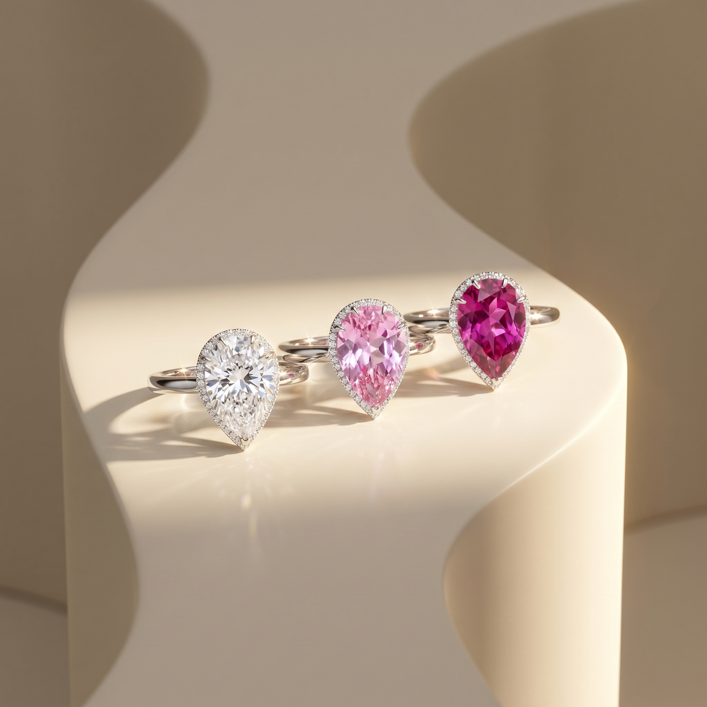 Nova Principessa Ring – Vivid Pink Sapphire