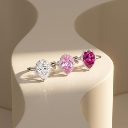 Nova Principessa Ring – Vivid Pink Sapphire