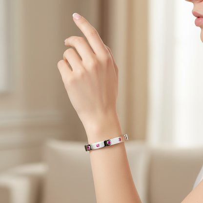Forma Cinco Elemental Bangle – Light Blue Aquamarine