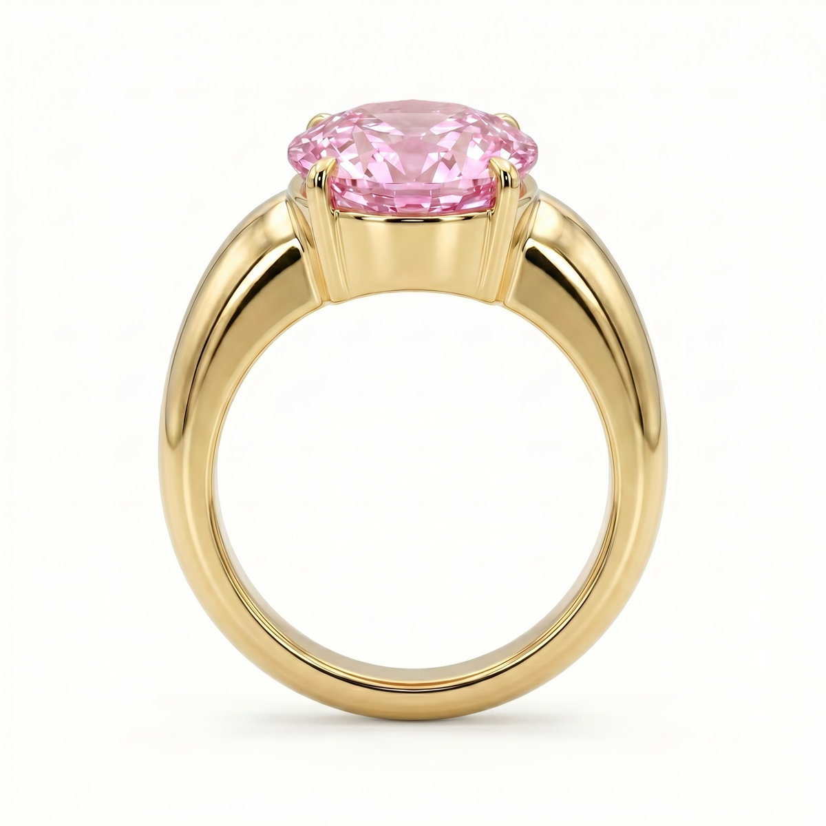 Velara Signet Ring – Light Pink Sapphire