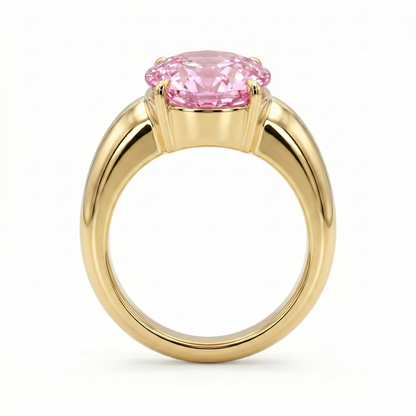 Velara Signet Ring – Light Pink Sapphire
