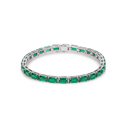 Nexus Tennis Bracelet – Colombian Green Emerald