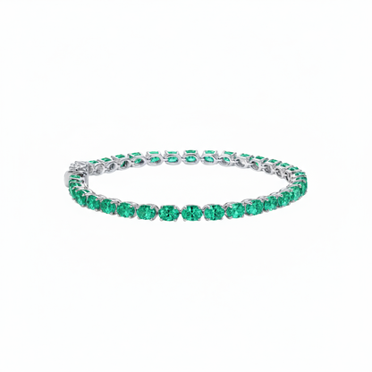 Velara Tennis Bracelet – Colombian Green Emerald