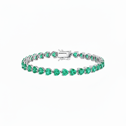 Amore Tennis Bracelet – Colombian Green Emerald
