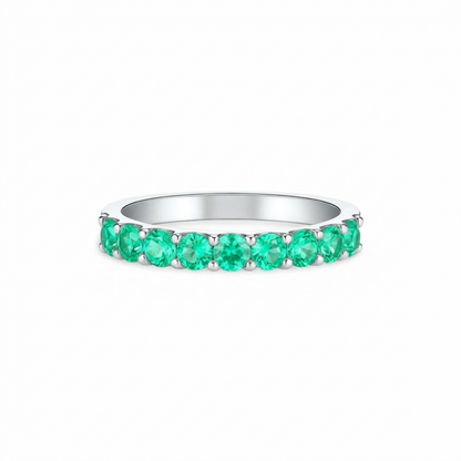Linea Demi Grande Ring – Colombian Green Emerald