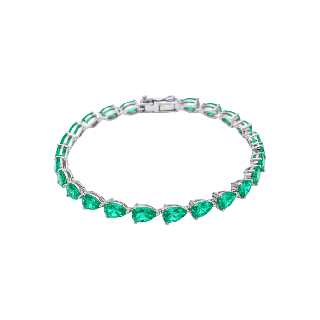 Nova Tennis Bracelet – Colombian Green Emerald