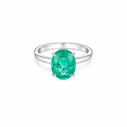 Velara Signature Ring – Colombian Green Emerald