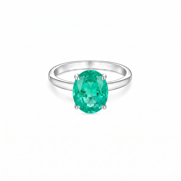 Velara Signature Ring – Colombian Green Emerald