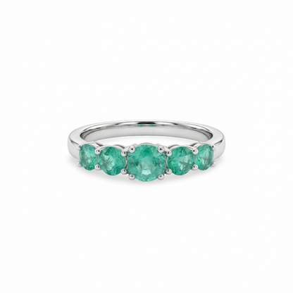 Juno Cinco Ring – Colombian Green Emerald