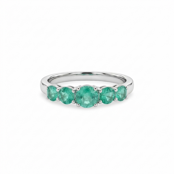 Juno Cinco Ring – Colombian Green Emerald