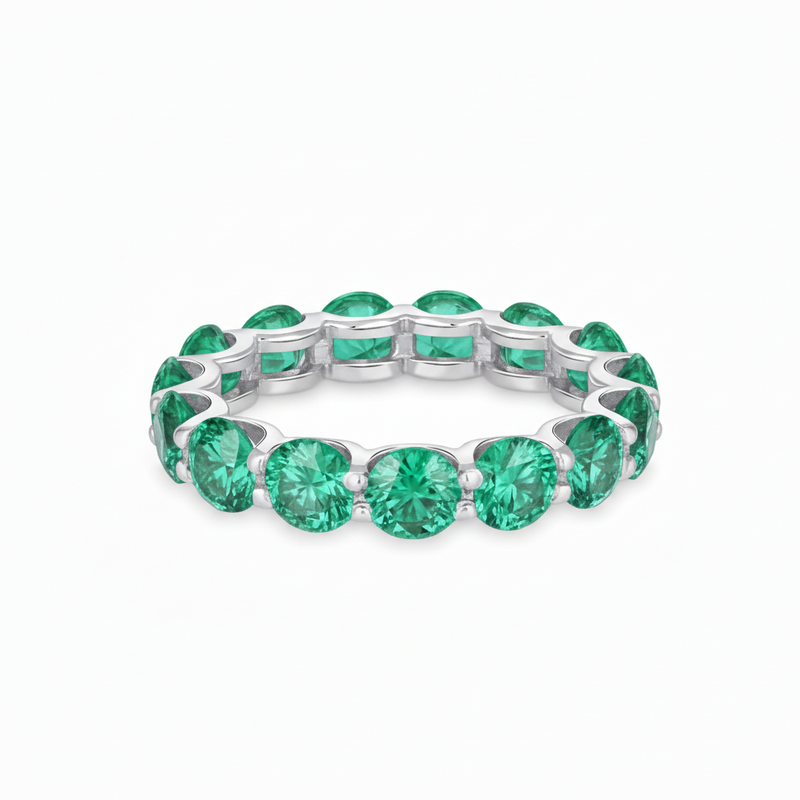 Linea Maxi Ring – Colombian Green Emerald
