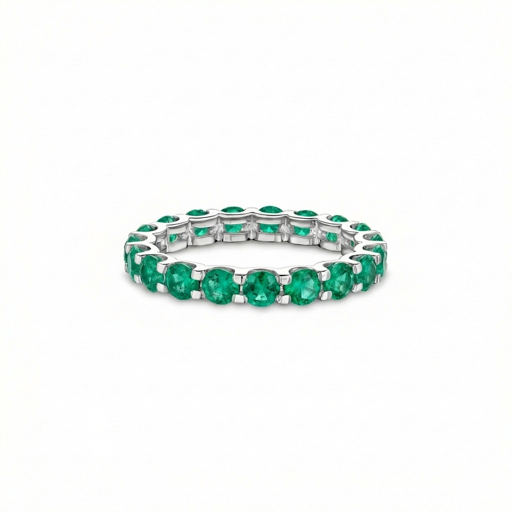 Linea Grande Ring – Colombian Green Emerald