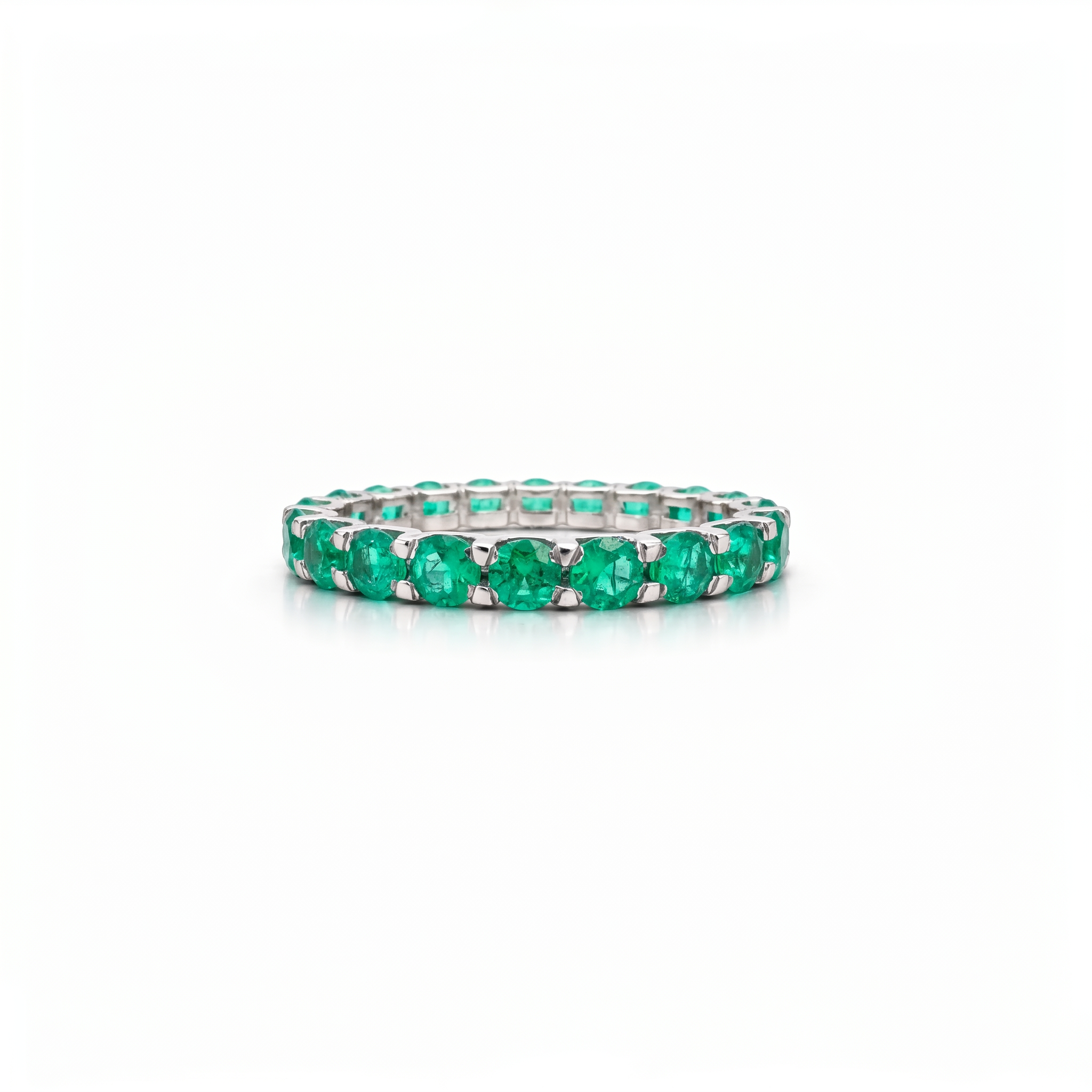 Linea Grande Ring – Colombian Green Emerald